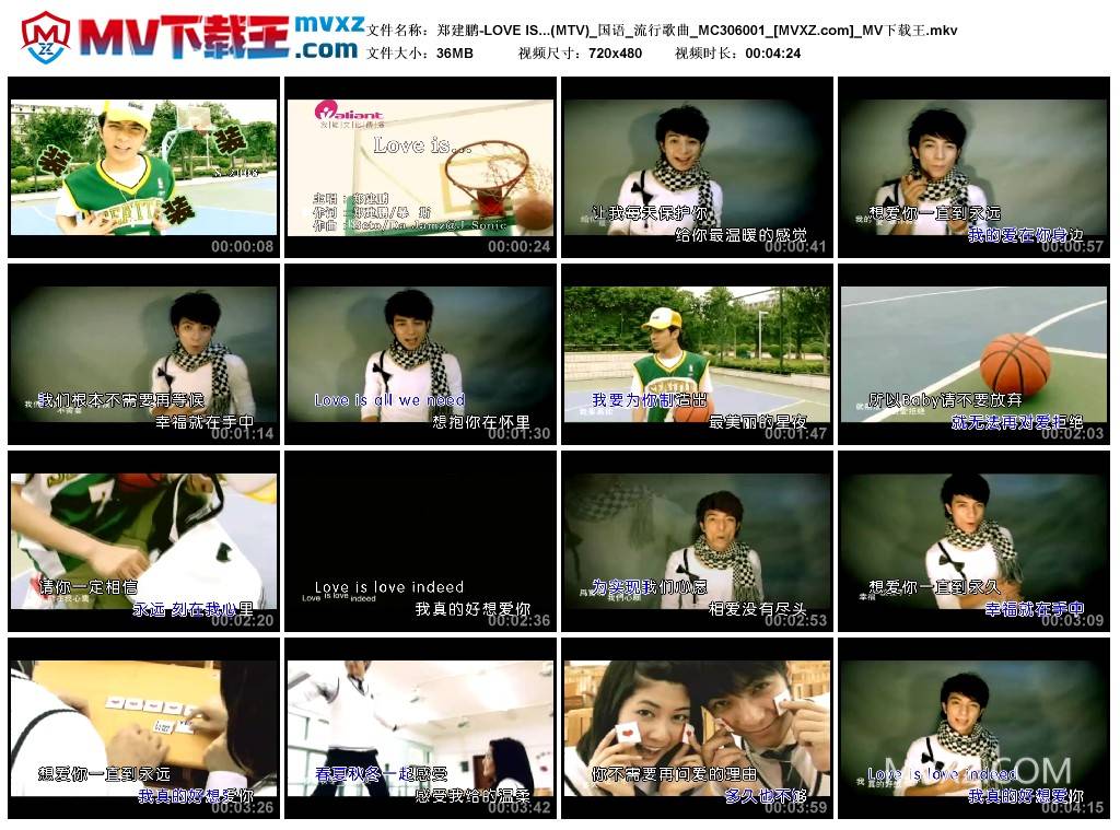 郑建鹏-LOVE IS...(MTV)_国语_流行歌曲_MC306001